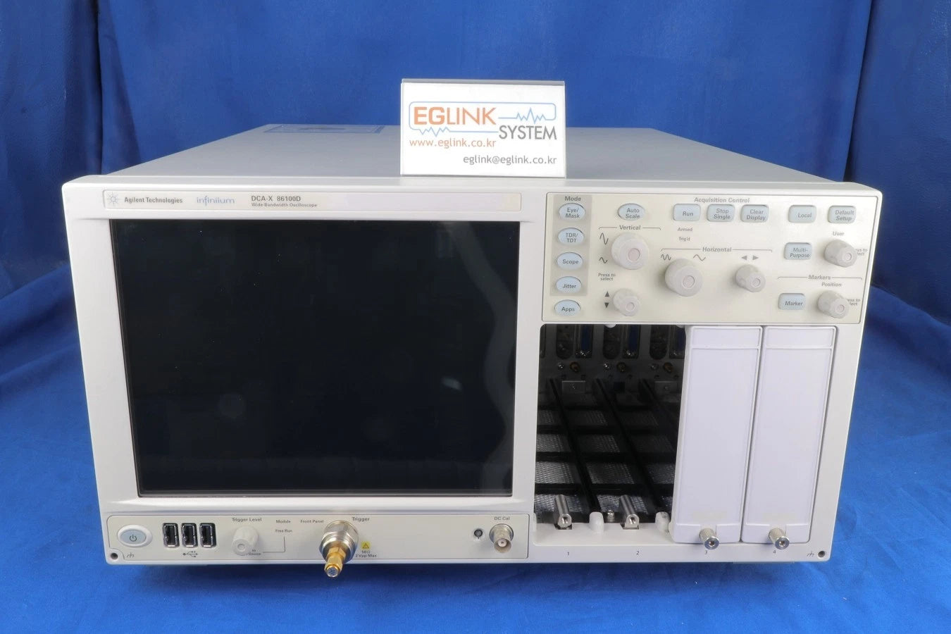 Keysight 86100D DCA Infiniium DCA-X mainbody only Win 7, opt 092/ STR/ GPI