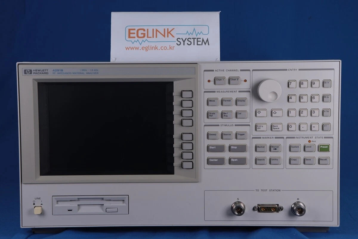 Agilent 4291B Impedance Analyzer with HP 4291A test station & test head