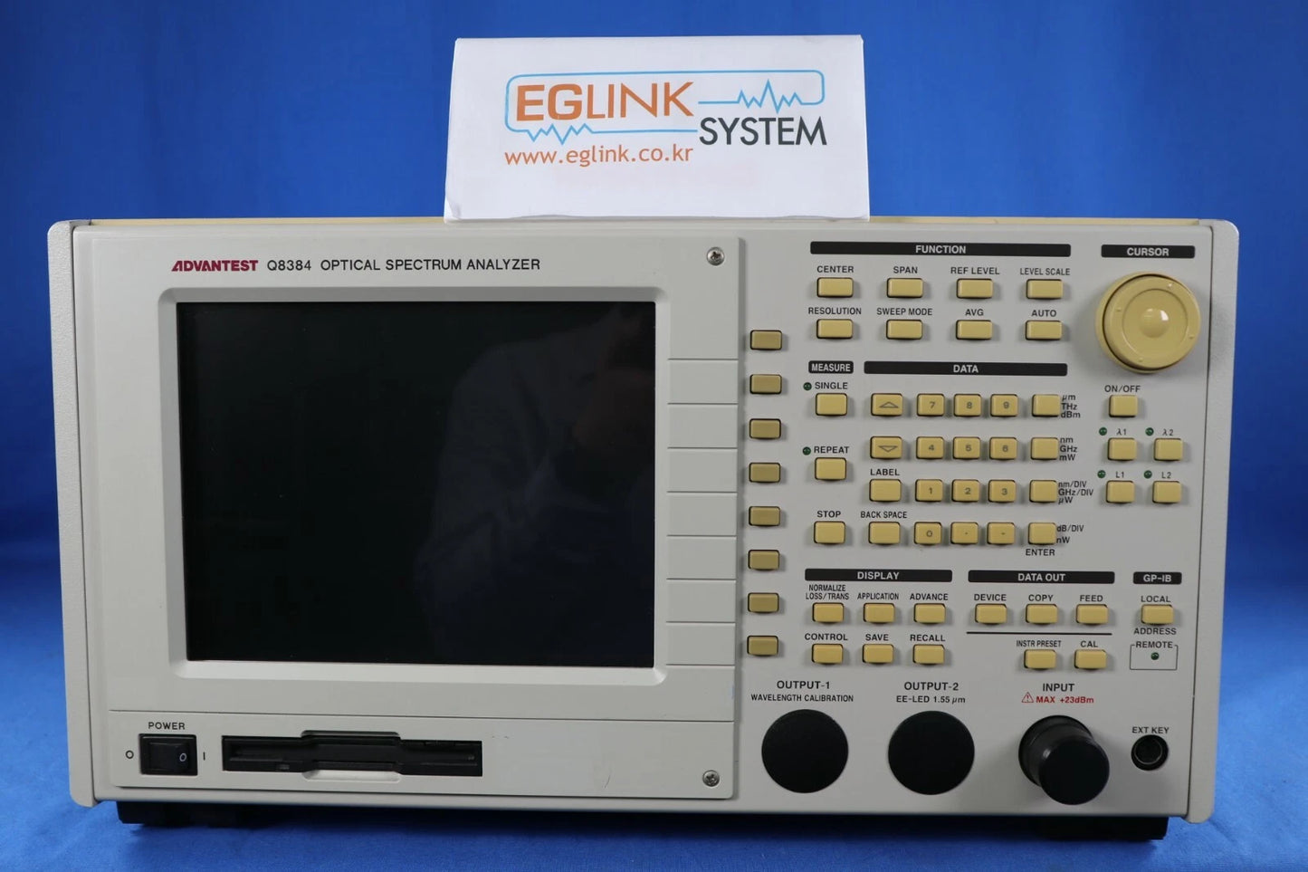 Advantest Q8384 Optical Spectrum Analyzer 600 to 1700nm, opt 25