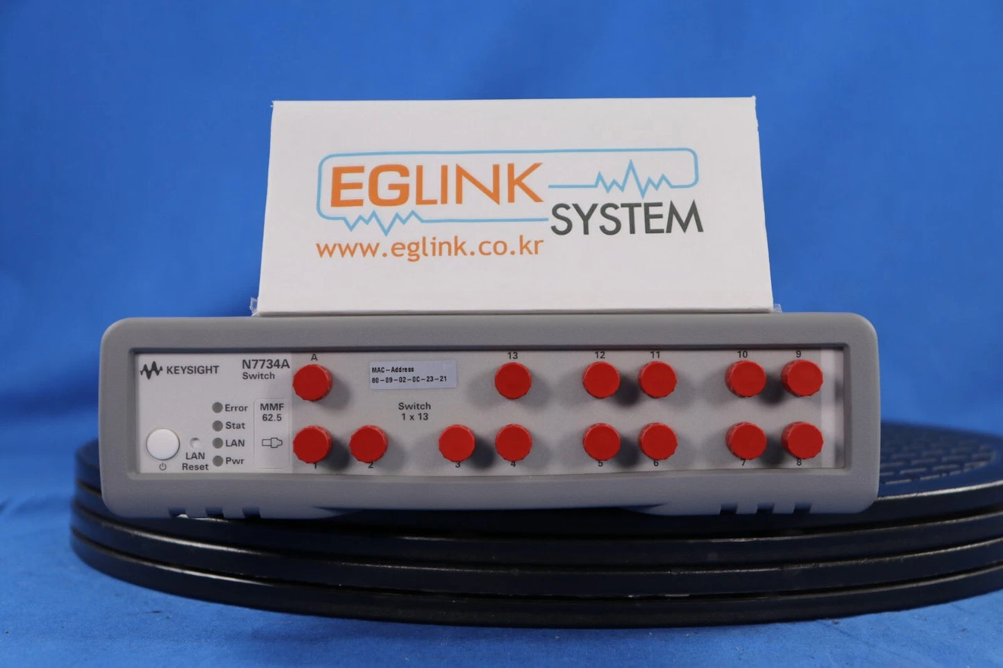 Keysight N7734A Optical Switch 1x13 fiberoptic switch opt 062/ 100
