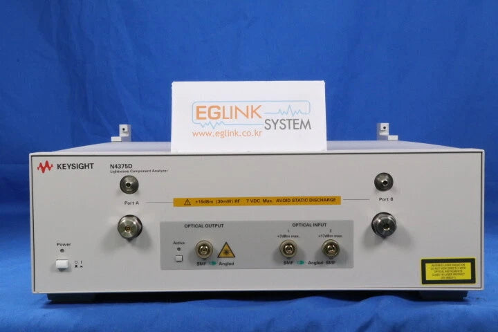 Agilent N4375D Optical Component Analyzer Single-Mode Light opt 022/050/101/421/