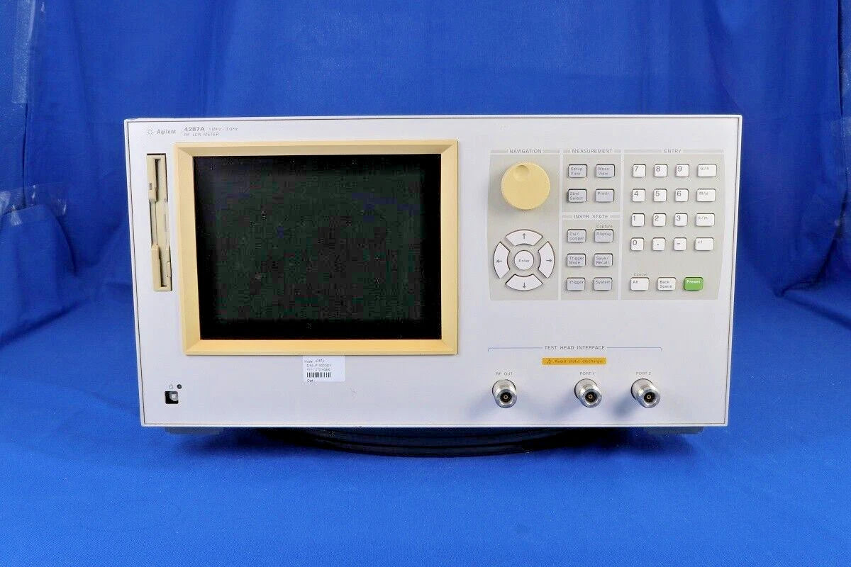 Agilent 4287A LCR Meter with test station (4287A-60121), 1MHz to 3GHz with 100KH