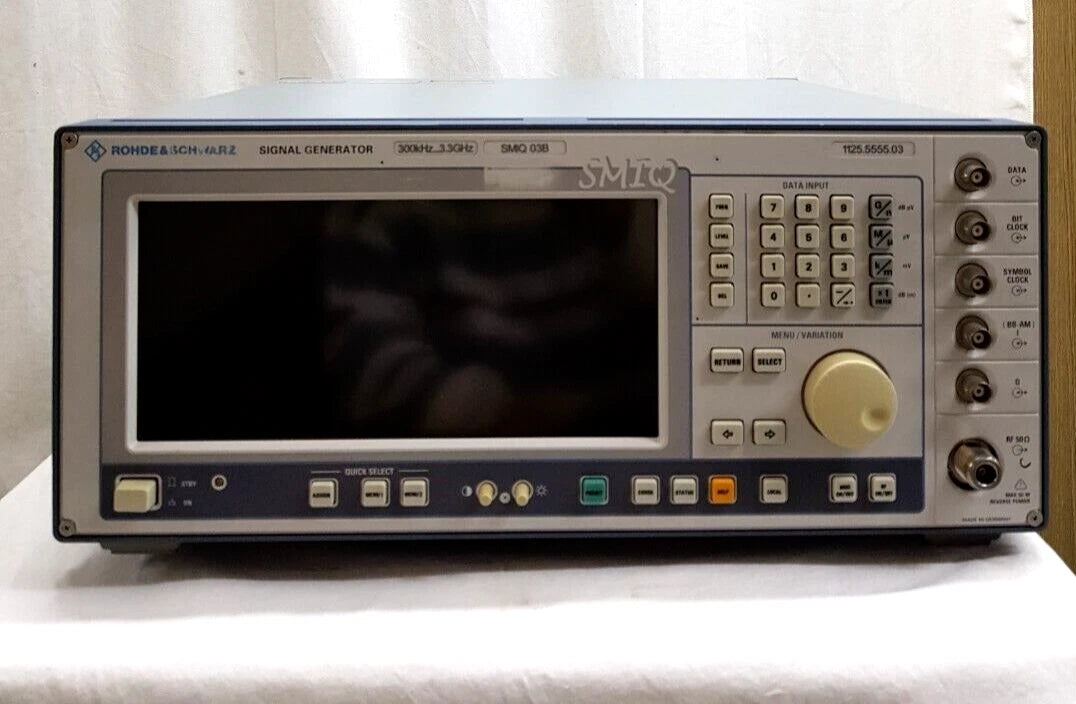 R&S SMIQ03B Signal Generator opt SMIQB1(OCXO)/ B11(Data Generator)