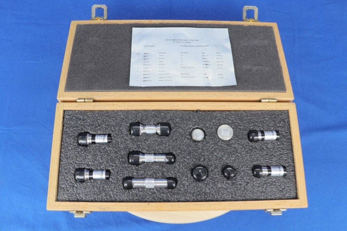 Anritsu 3753-75R Calibration Kit 3GHz, N type 75 ohm calibration kit