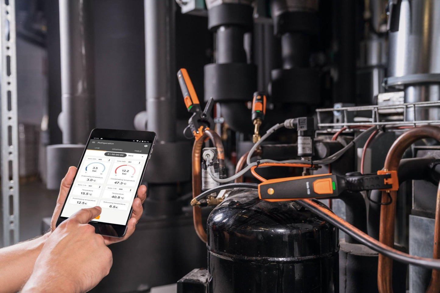 testo 115i - Clamp thermometer operated via smartphone