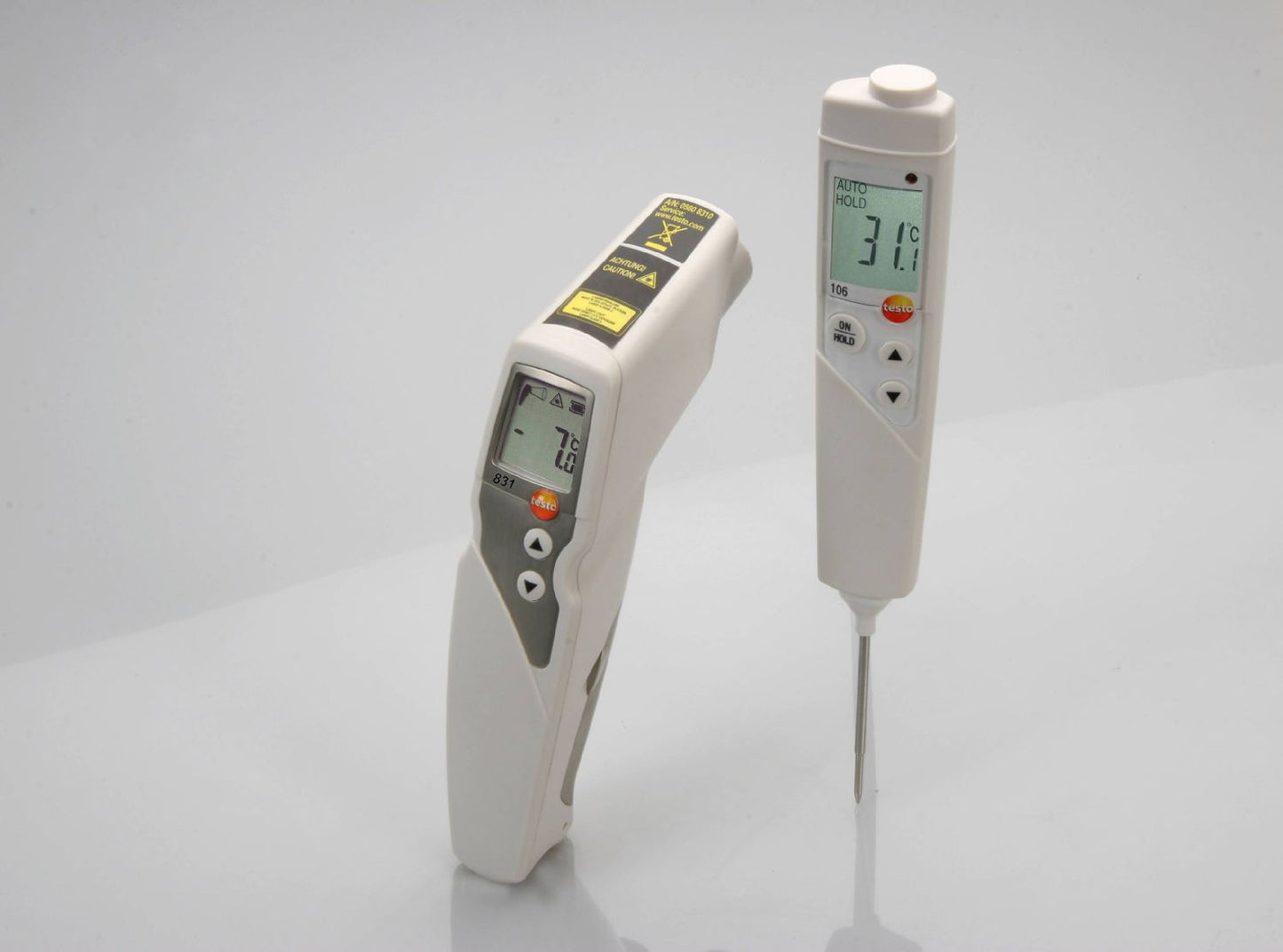 Set with testo 831 and testo 106