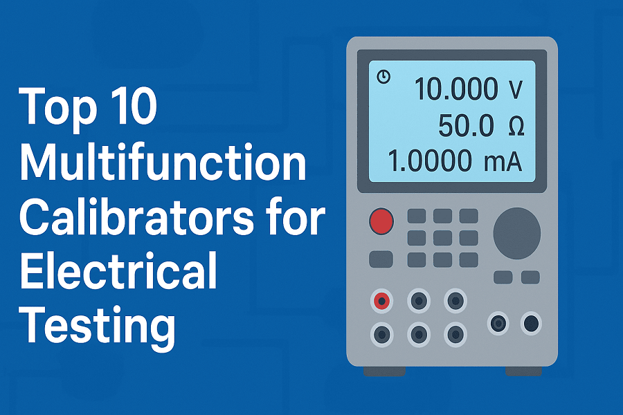Top 10 Multifunction Calibrators for Electrical Testing