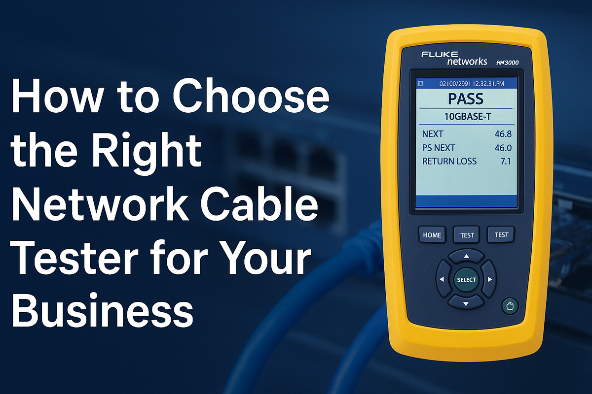 Network Tester Equivalent How to Choose the Right Network Cable Tester for Your Business