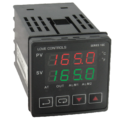 Series 16C 1/16 DIN Temperature Controller
