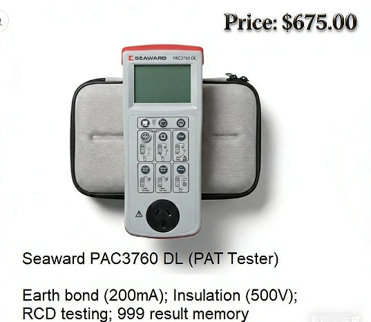 Seaward PAC3760 DL (PAT Tester)