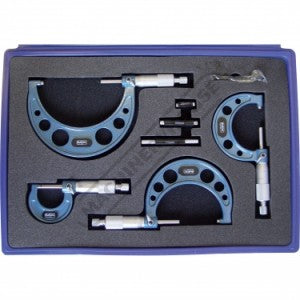 20-114 - Outside Micrometer Set 0-100mm4 Piece Set