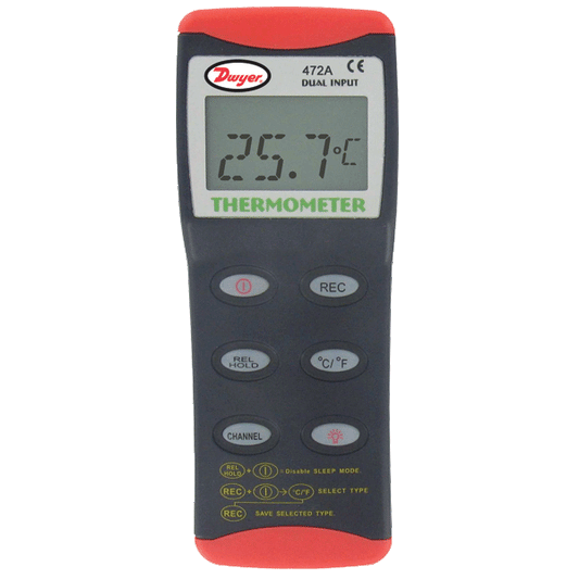 Model 472A-1 Dual Input Thermocouple Thermometer
