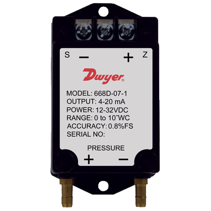 Series 668B/D Compact Differential Pressure Transmitters