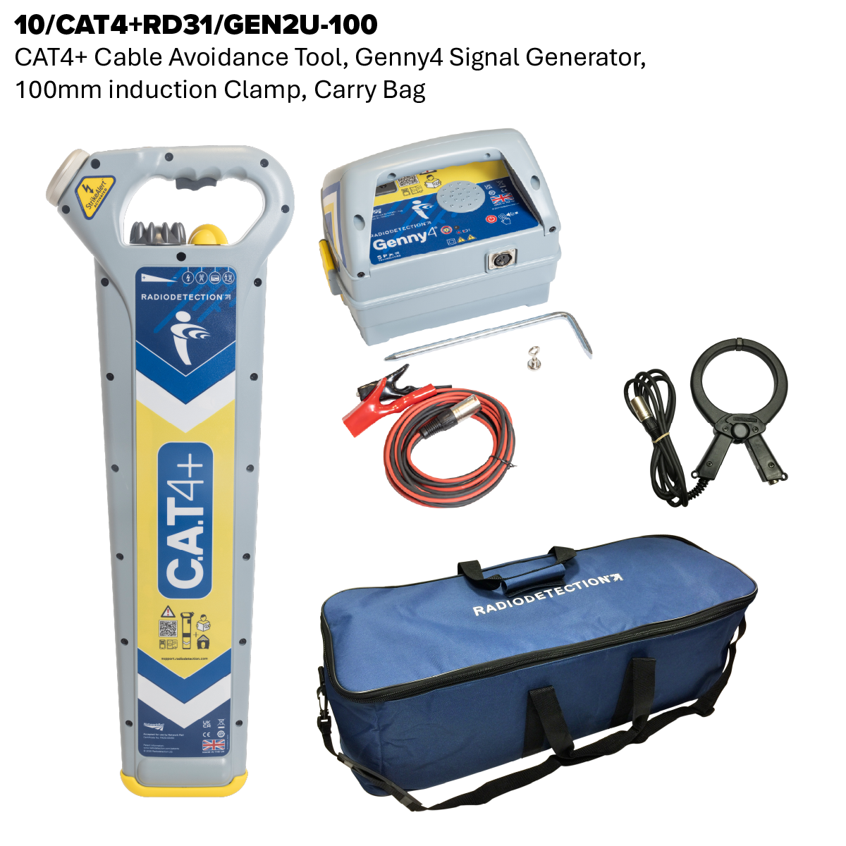 C.A.T4+ Cable Avoidance Tool and Genny4 Signal Generator Kit