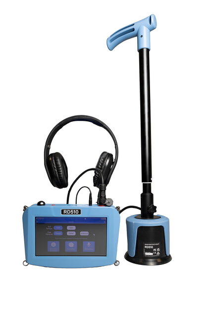 RD510 Water Pipe Locator & Standard and High Pressure Pulsed Water Transmitter Kits (4 & 10 bar)