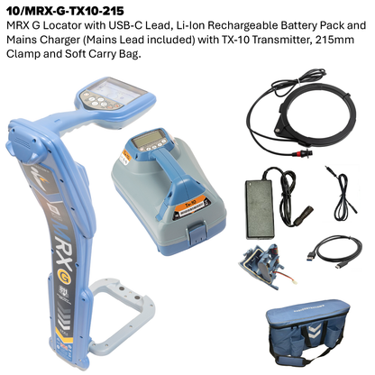 MRX G Radio Frequency Marker, Cable and Pipe Locator and Transmitter Kit