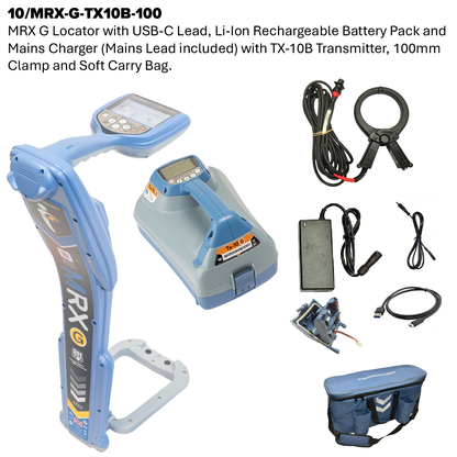 MRX G Radio Frequency Marker, Cable and Pipe Locator and Transmitter Kit