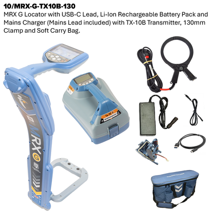MRX G Radio Frequency Marker, Cable and Pipe Locator and Transmitter Kit
