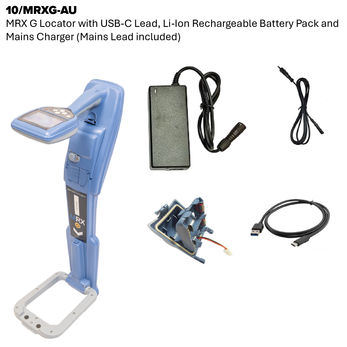 MRX G Radio Frequency Marker, Cable and Pipe Locator with Built-in Usage Logging and GPS