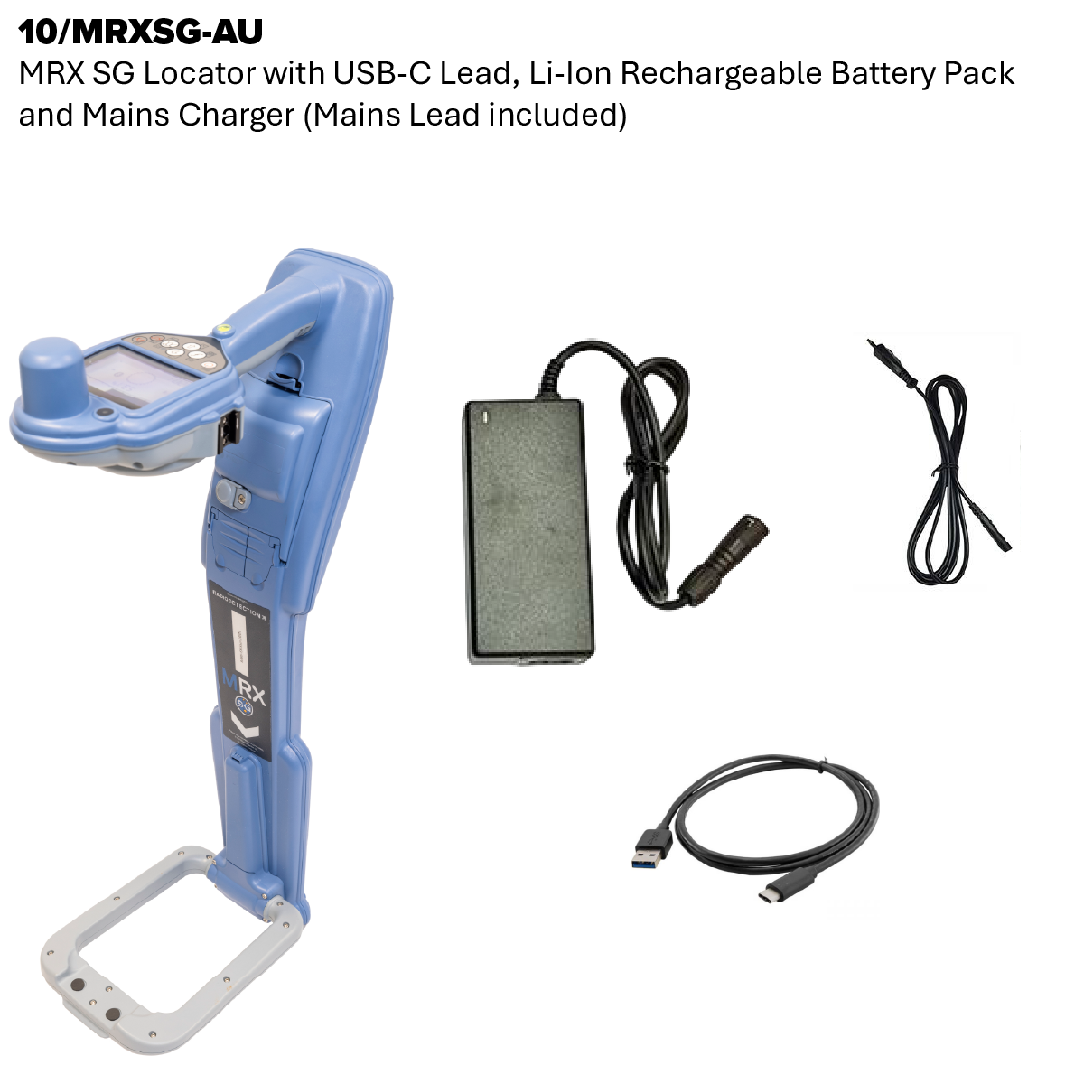 MRX SG Radio Frequency Marker, Survey Grade Cable and Pipe Locator with Built-in Usage Logging and GPS