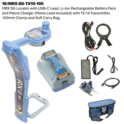 MRX SG Radio Frequency Marker, Survey Grade Cable and Pipe Locator and Transmitter Kit