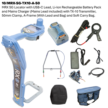 MRX SG Radio Frequency Marker, Survey Grade Cable and Pipe Locator and Transmitter Kit