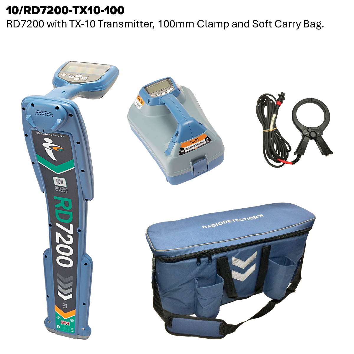 RD7200 Cable and Pipe Locator and Transmitter Kit