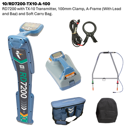 RD7200 Cable and Pipe Locator and Transmitter Kit