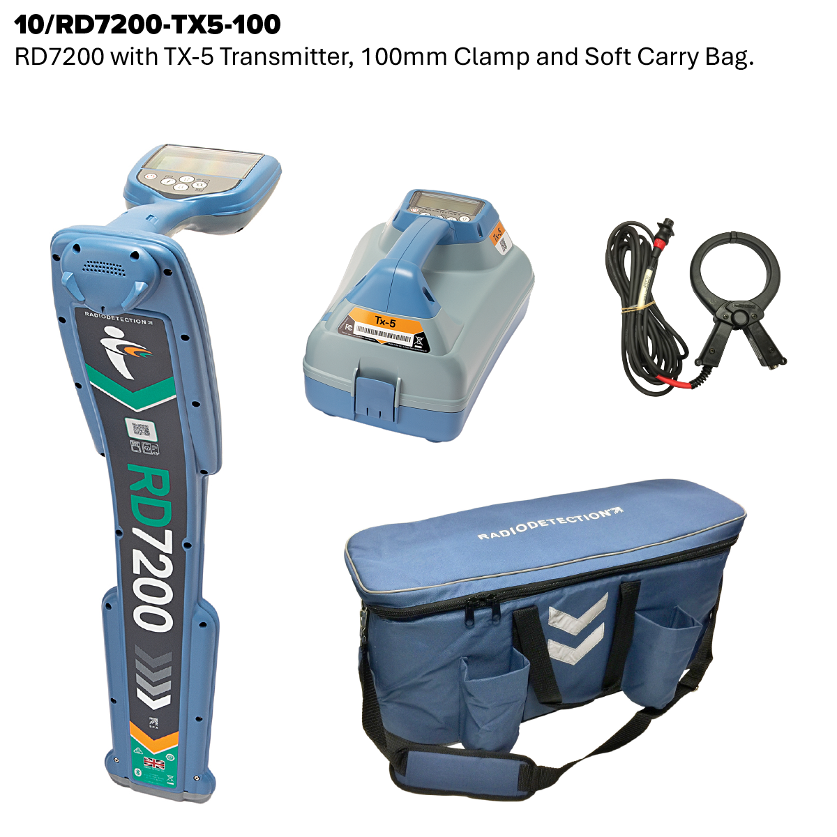RD7200 Cable and Pipe Locator and Transmitter Kit