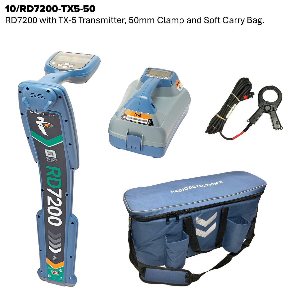 RD7200 Cable and Pipe Locator and Transmitter Kit