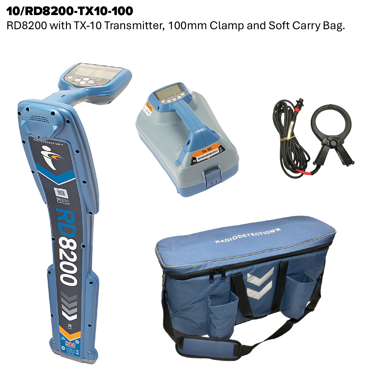 RD8200 Cable and Pipe Locator and Transmitter Kit