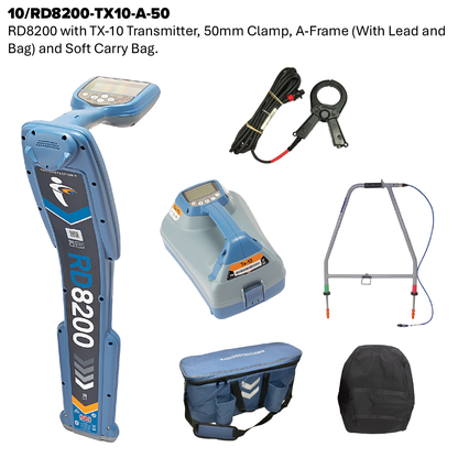 RD8200 Cable and Pipe Locator and Transmitter Kit
