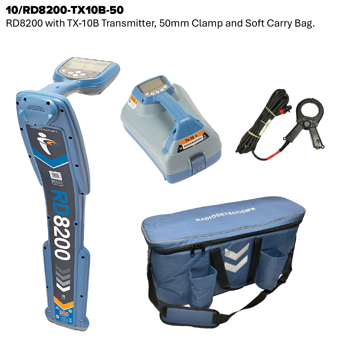 RD8200 Cable and Pipe Locator and Transmitter Kit