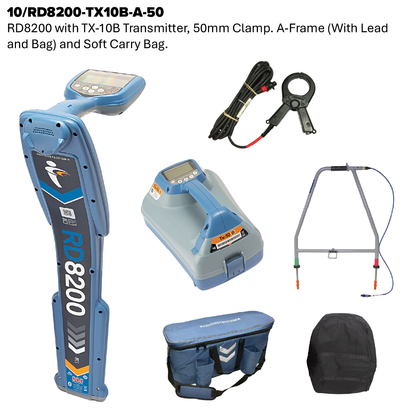 RD8200 Cable and Pipe Locator and Transmitter Kit