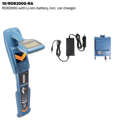 RD8200G Cable and Pipe Locator with Built-in Usage Logging and GPS