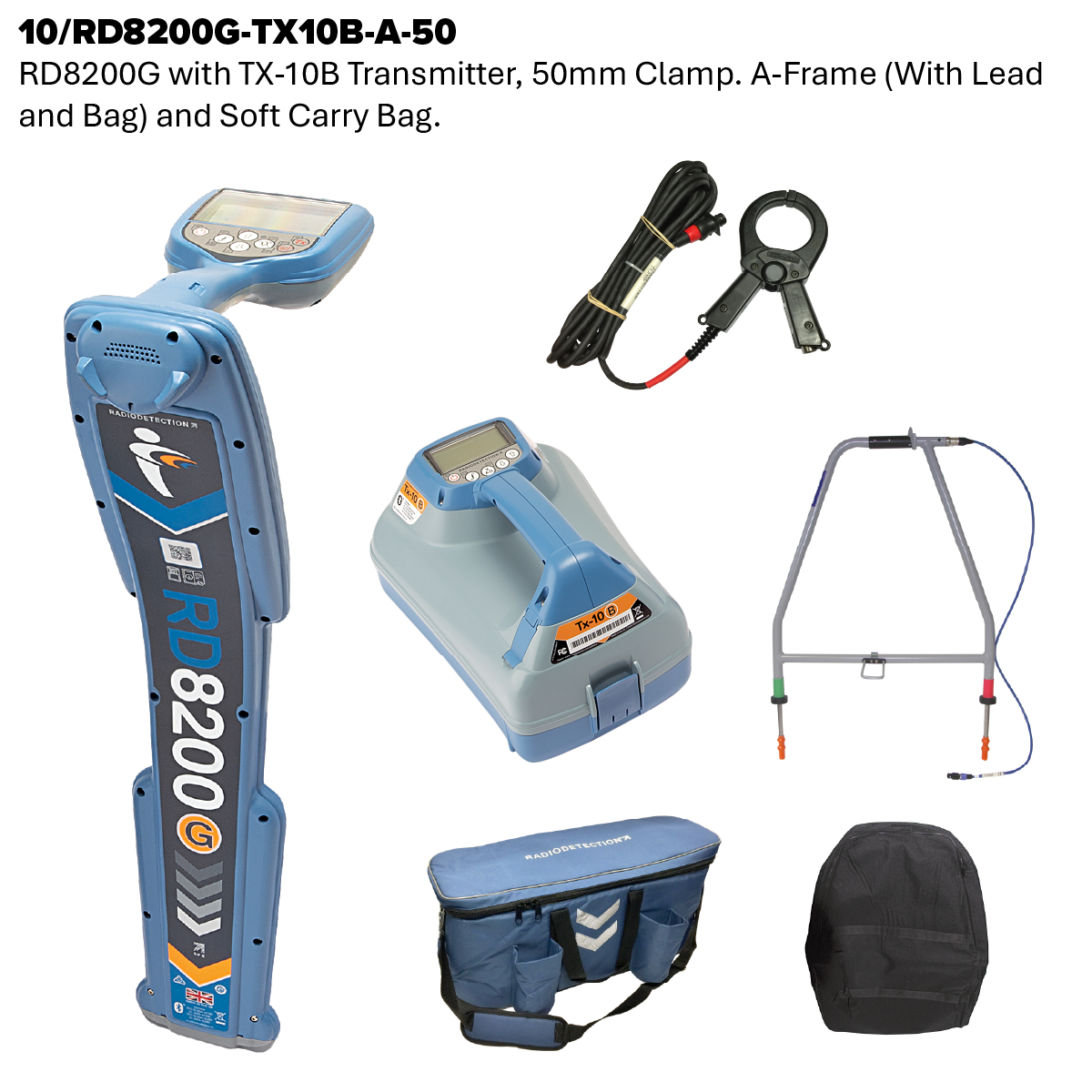 RD8200G Cable and Pipe Locator and Transmitter Kit