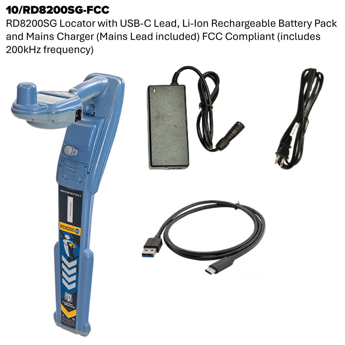 RD8200SG Survey Grade Cable and Pipe Locator