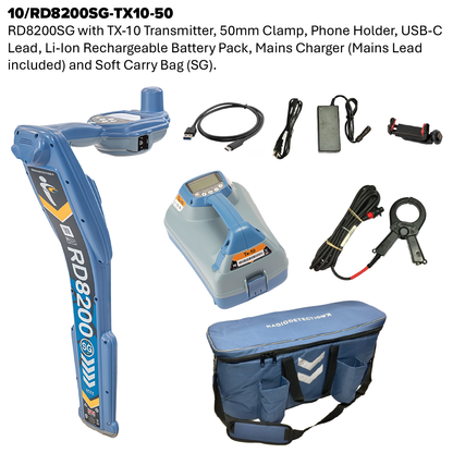 RD8200SG Cable and Pipe Locator and Transmitter Kit