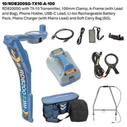 RD8200SG Cable and Pipe Locator and Transmitter Kit