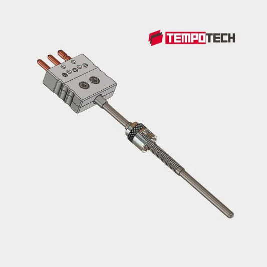 RTD42- Rigid Adjustable Depth Bayonet Style Resistance Temperature Detector