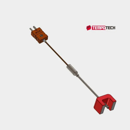 TC31 Surface Mount Magnet Thermocouple with Lead Wire and Connector