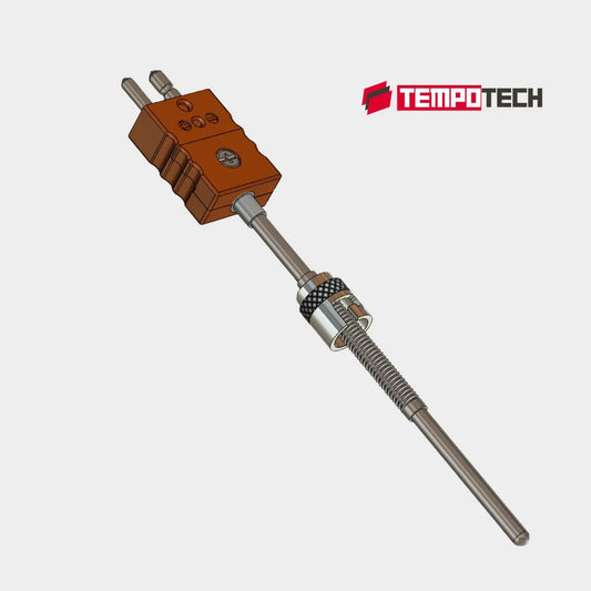 TC42- Rigid Probe Bayonet Style Thermocouple With Connector