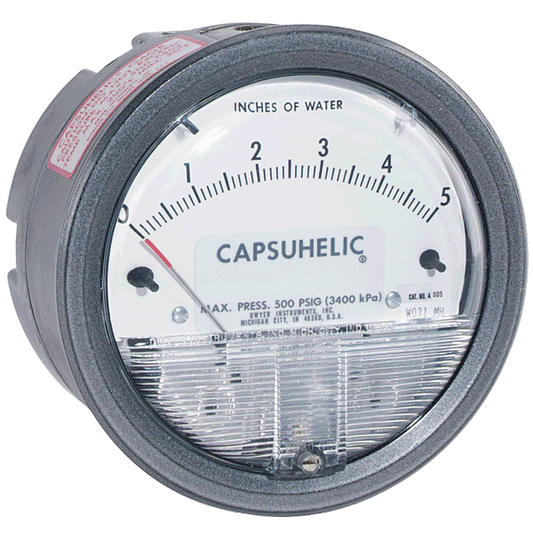 Series 4000 Capsuhelic® Differential Pressure Gage