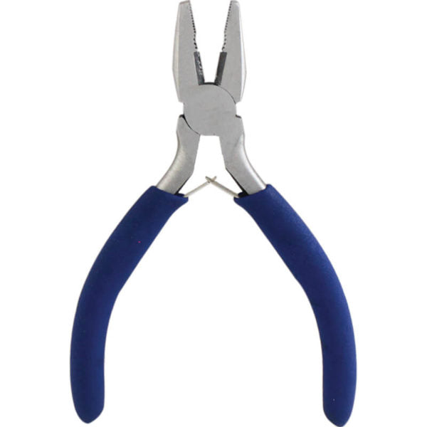 Blue-handled pliers