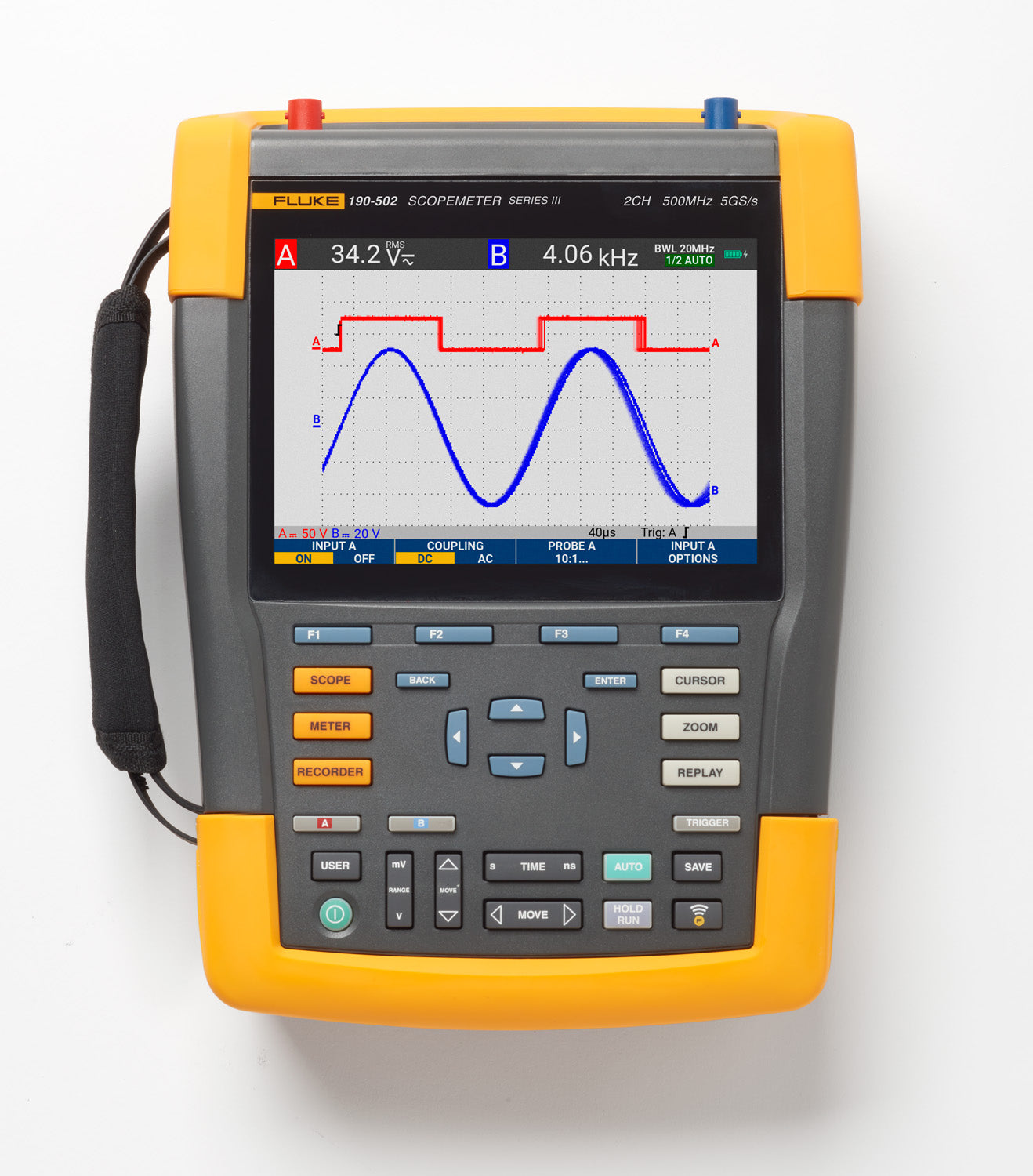 Fluke 190-502-III-S 500 MHz ScopeMeter Test Tool Kit