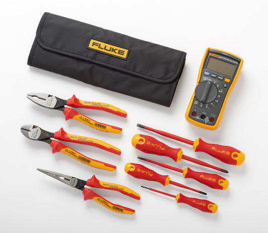 Fluke IB117K 117 Multimeter + Insulated Hand Tools Starter Kit