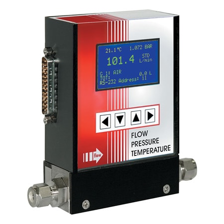 Multi-Parameter Mass Flow Meter with Totalizer