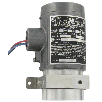 Series H3 Explosion-Proof Differential Pressure Switch