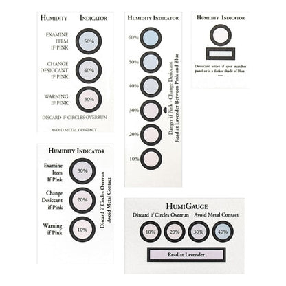 Reversible Humidity Indicating Cards