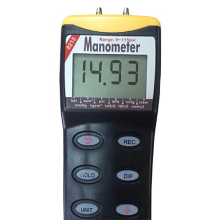 Manometer with RS232 Output | Pressure Measurement